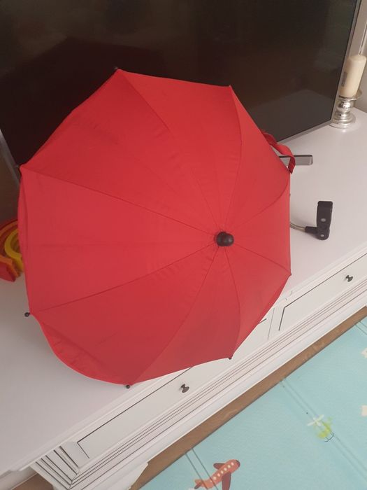 Umbrela soare / ploaie protecție UV rosie copii fetite universala