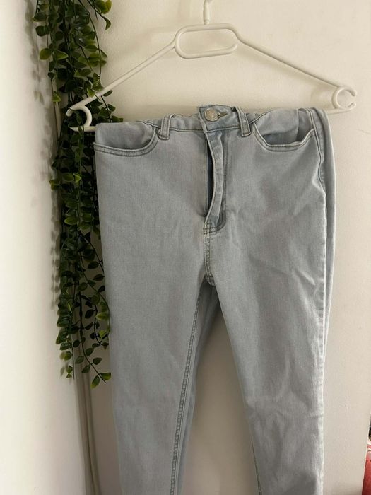 Дамски дънки светло сини