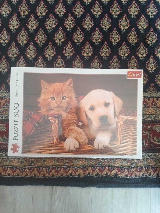 Пъзел Куче и Котка