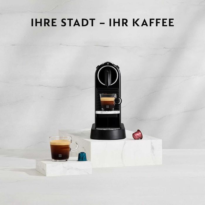 Еспресо кафемашина с капсули DeLonghi Nespresso CitiZ EN167.B Кафе 1260W