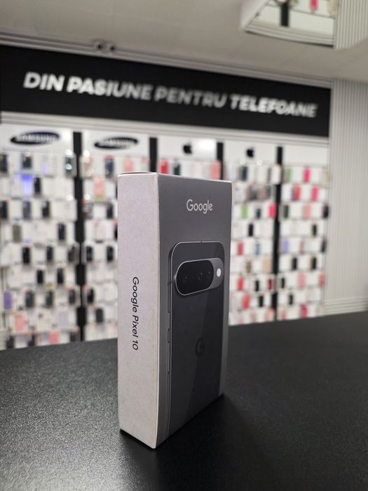 Google Pixel 10 / Obsidian / 256 GB / sigilat / DeluxGSM