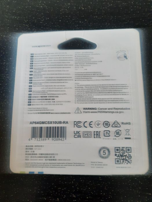 SD card на 64g  мини флешка