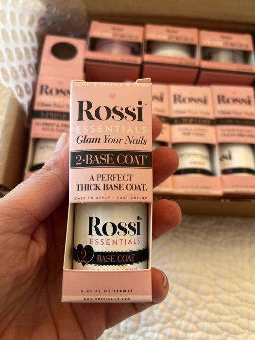 Kit pudra de unghii Rossi nails + remover + 3 culori