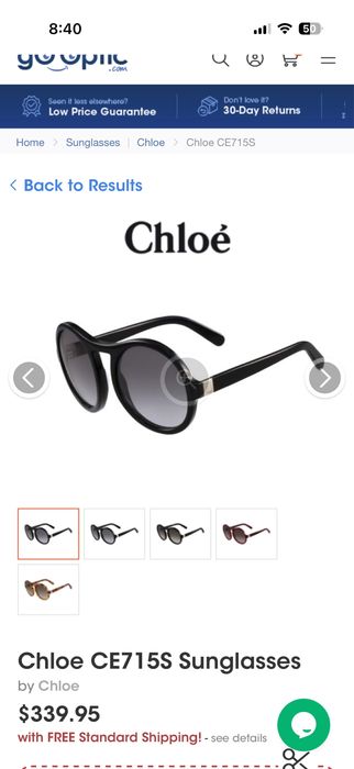 Слънчеви очила Chloe