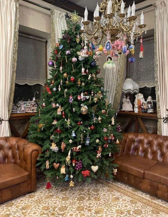 Ёлки новогодние люкс 100% гель.