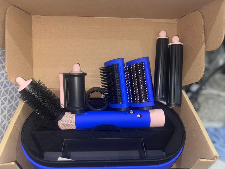 Dyson Airwrap Complete Long Blue Blush NOU | Set complet cutie