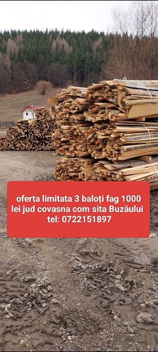 Oferta 1000 lei 3 baloți Cel mai mic preț laturoaie fag uscat