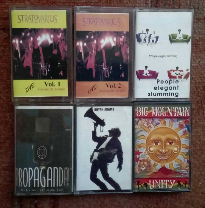 Аудио касети рок, метъл и др. по 4,00 лева