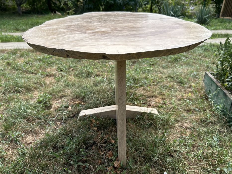 Masa de cafea live edge din lemn de frasin, coffee table, masa dining
