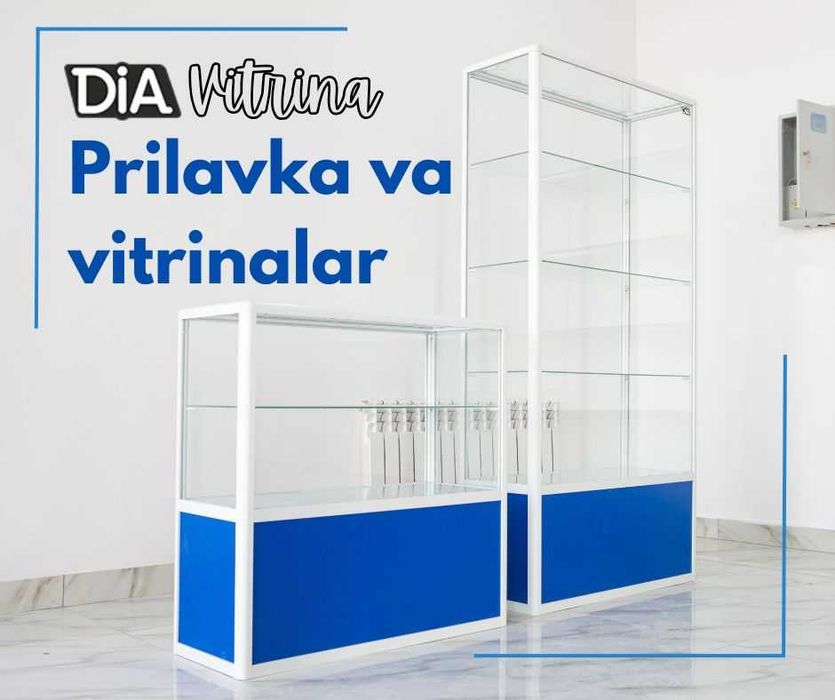 Прилавок витрина, витрина стеклянная, oynaly vitrina va prilavkalar