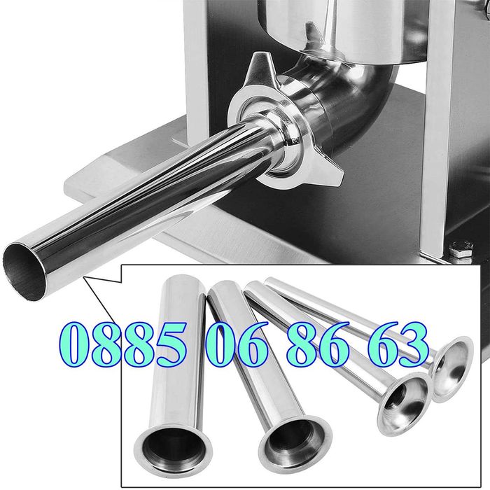 Пълначка за месо 7 литра + клещи за връзване на колбаси с 600 скоби