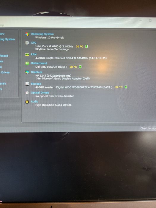 Dell precision 3420 tower i7 6700
