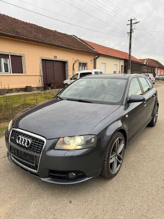 Audi A3 2.0 TDI • 170 CP • S line • 2008 • Quattro • Bose • Xenon