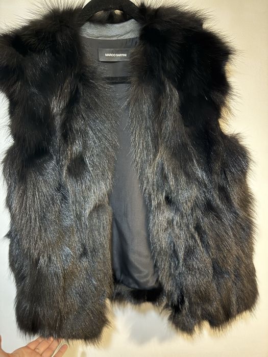 MARCO SARTINI vesta blana vulpe de la 600€ la 200€