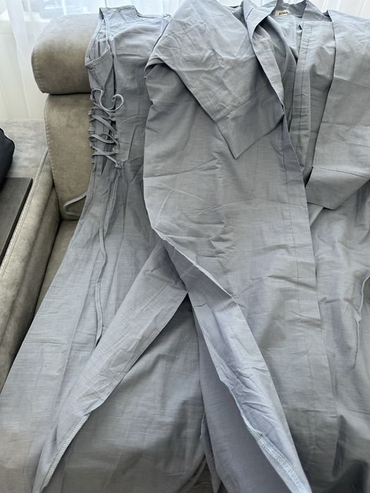 Платье из льна и абайя