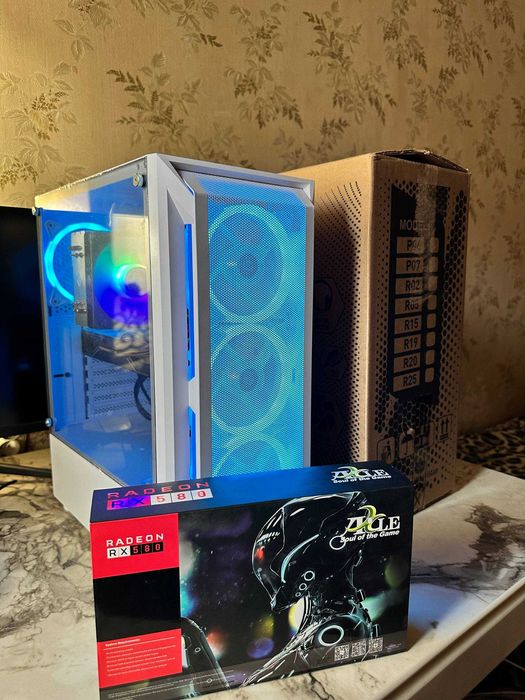 Игровой кейс 12 ядерный/ Rx 580 8gb / 500 ssd