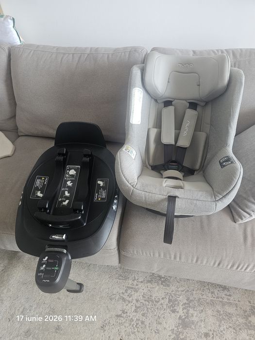 Scaun nuna cu baza rotativa si poziții somn