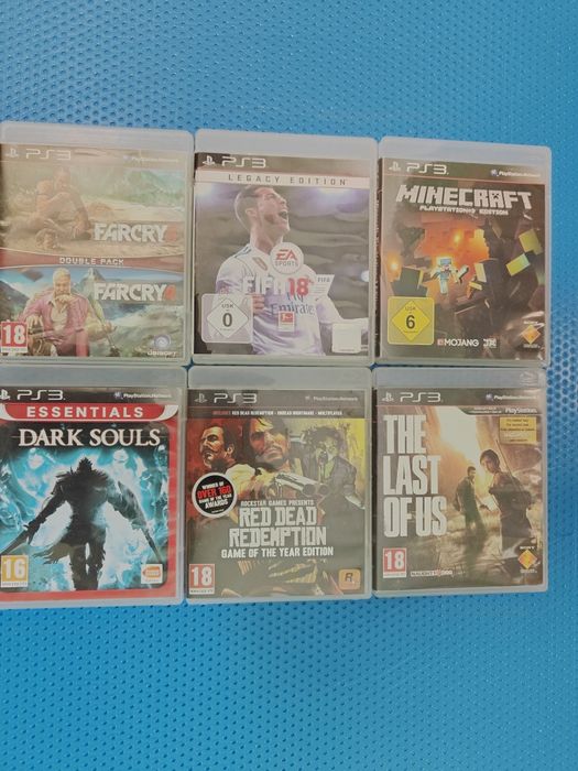 Fifa 18  Red Dead Redemption  Minecraft Dark Souls The Last of Us ps3