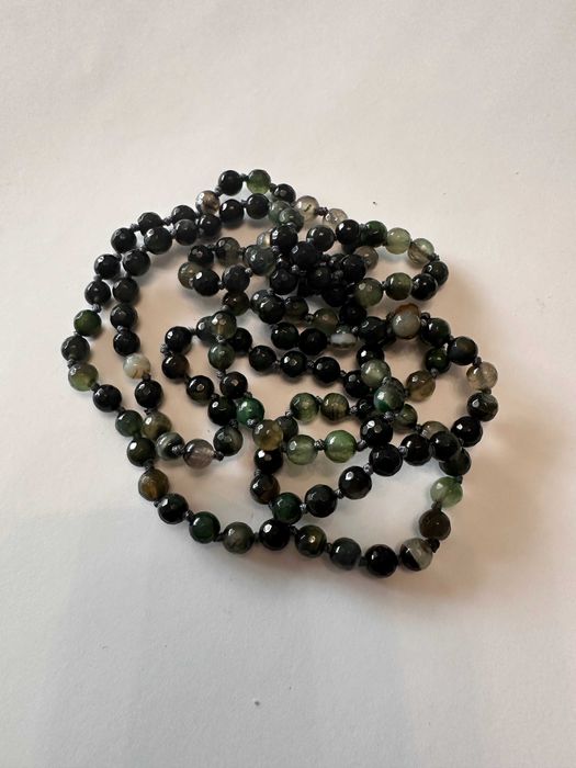 Колие естествени камъни Жадеит/Jadeite