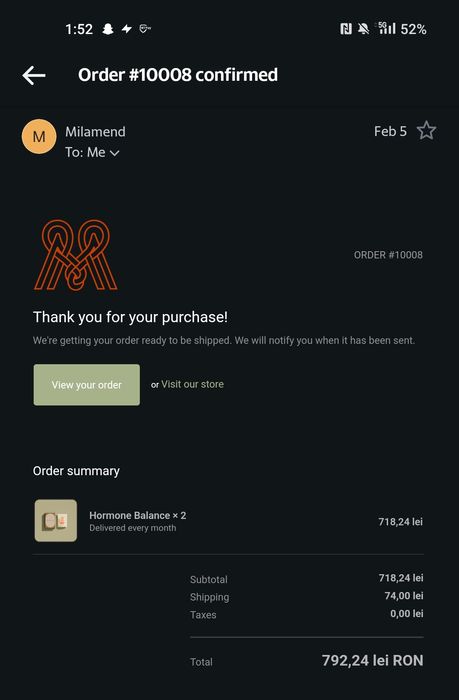 Milamend Hormone Balance Inositol