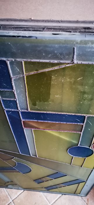 Vitraliu ceramic model Art Nouveau