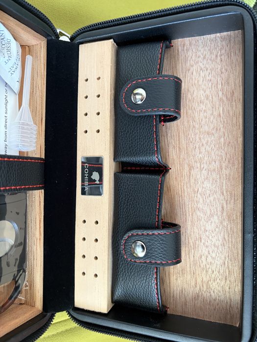 Кожен Несесер Калъф Cohiba за Пури