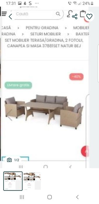 Set mobilier gradina