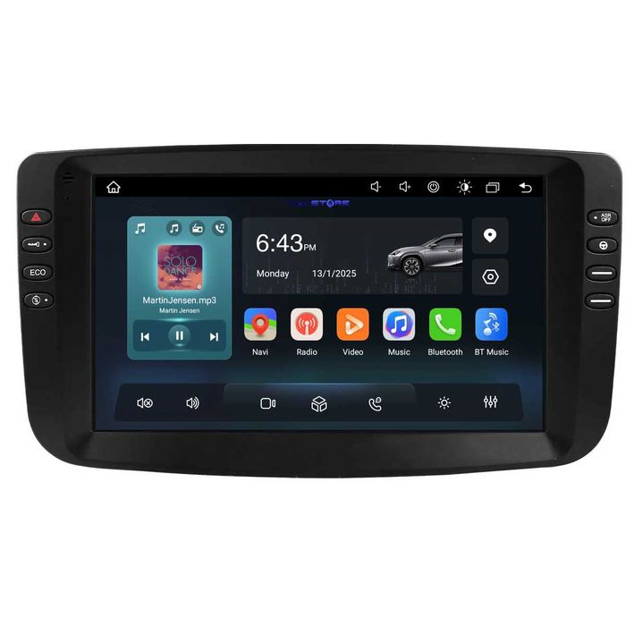 Navigatie Dedicata Fiat Linea, Punto (2012-2018), 9Inch, WiFi, Carplay