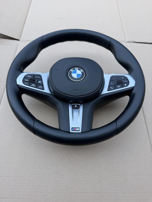 Volan + Airbag BMW Seria 5 G30 G31, Seria 7 G11 G12, X5 G05, X6 G06, X7 G07 M : Incalzire / Vibratii / Padele