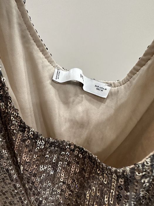 Mango майка с поедками