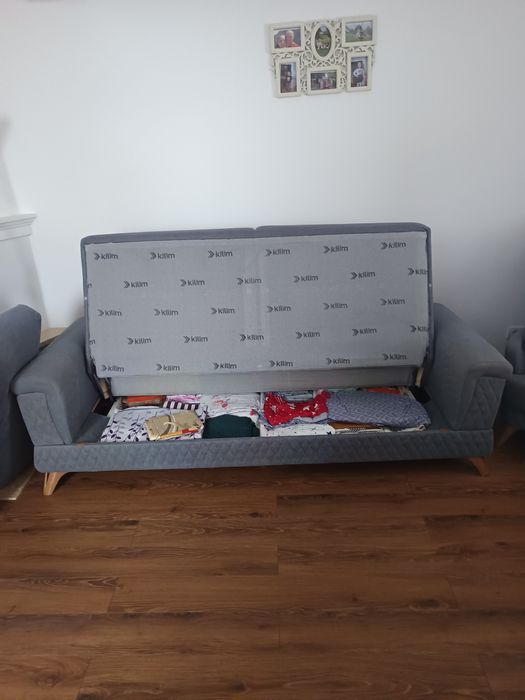 Set 2 canapele extensibile+fotoliu