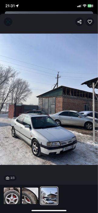 Ниссан примера белый