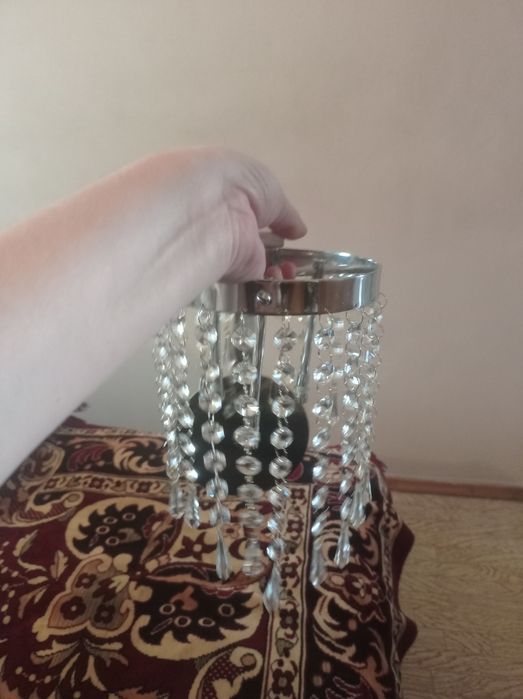 Бра хрустальная новая
