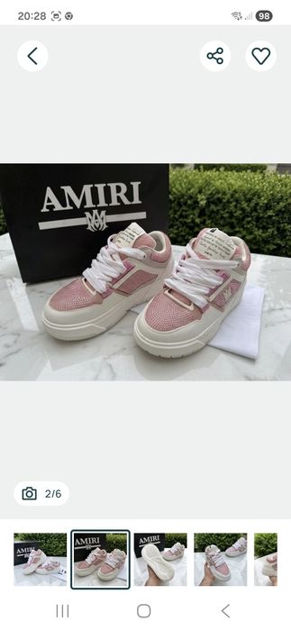 Amiri cristal pink calitate premium