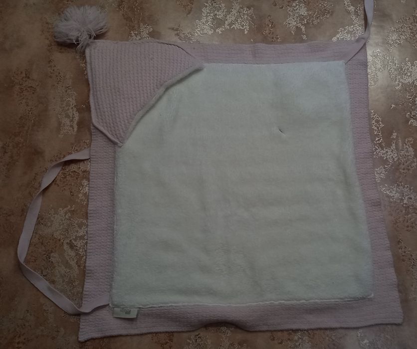 Детский теплый плед, конверт