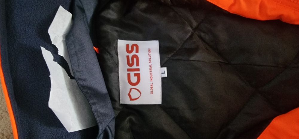 Geaca/Parka de munca GISS, portocalie,  marime L