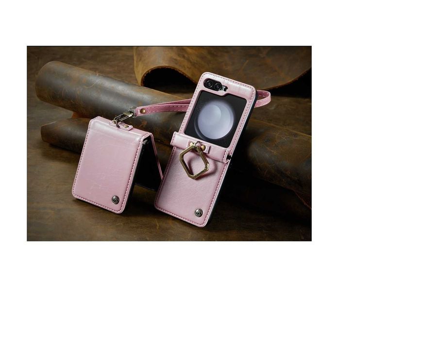 Husa piele inel curelusa mana detasabila SAMSUNG Galaxy Z Flip6 5 7 5G