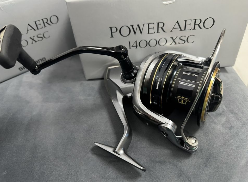 3 mulinete Shimano Power Aero 14000 XSC – cu garanție