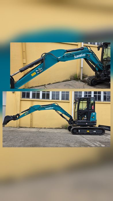 Miniexcavator SUNWARD 35UF / 50UF  NOU cu zero motor Kubota