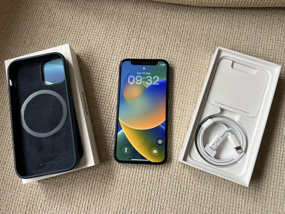 iPhone 12 mini albastru, 64Gb, baterie 100%