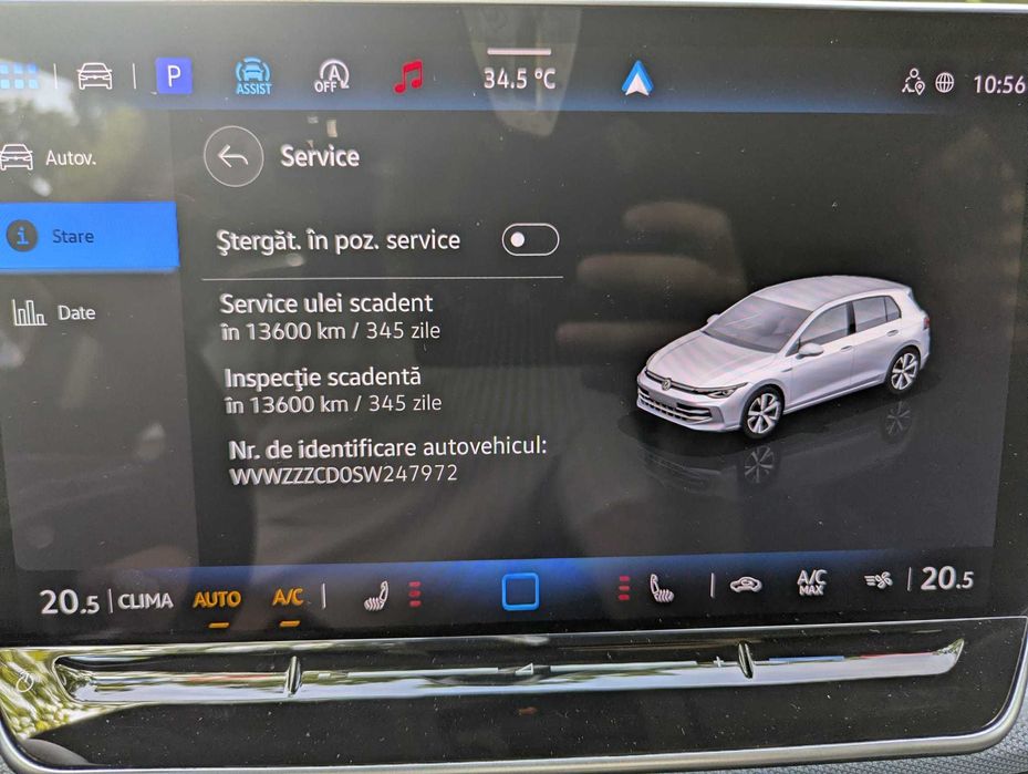 2025 Golf VIII 1.5 eTSI mild-hybrid 17000KM