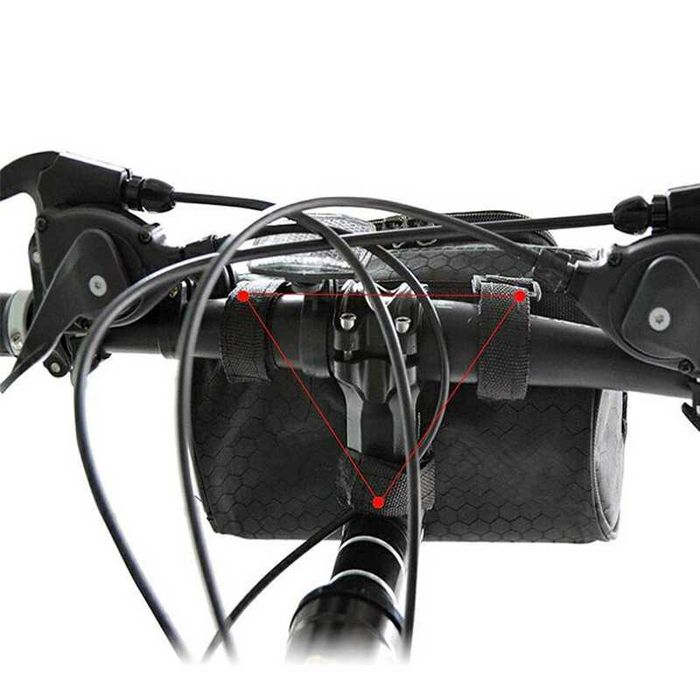 Чанта за велосипед, Монтаж на кормило, Отделение за телефон, Презрамка