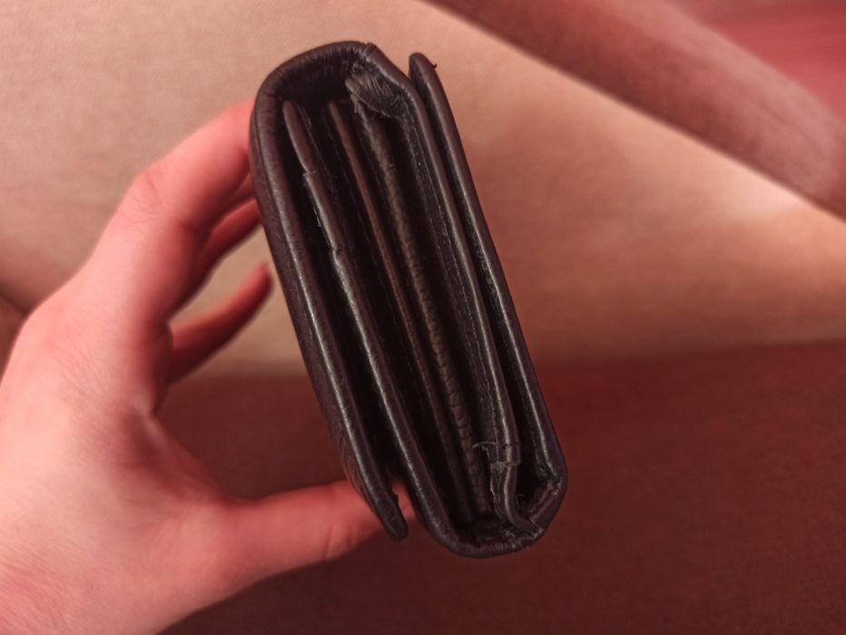 Дамско портмоне естествена кожа