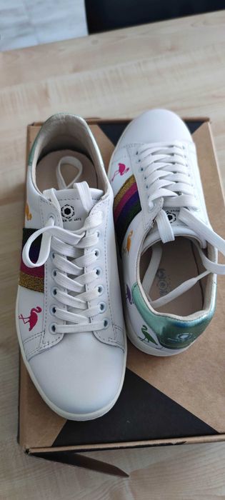 MOA MASTER OF ARTS луксозни кожени кецове, чисто нови с кутия