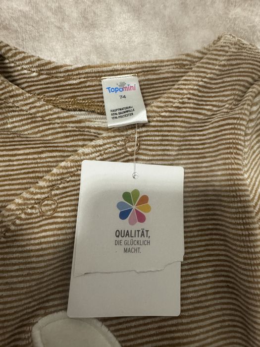 Salopete de bebelusi Chicco din velur 74 NOI