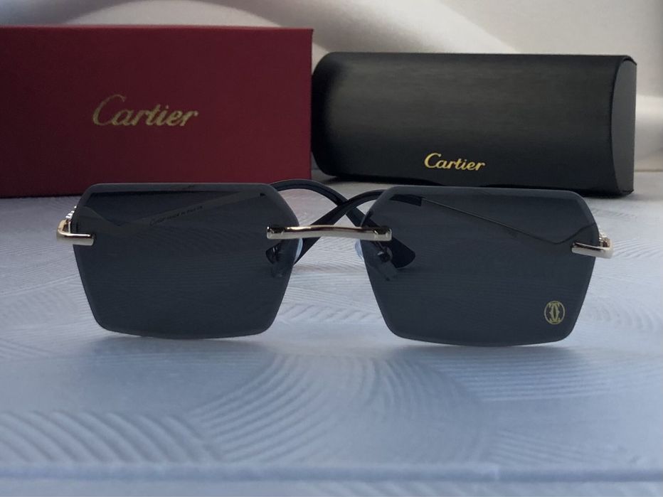 Мъжки дамски слънчеви очила с правоъгълни 3 цвята черни кафяви