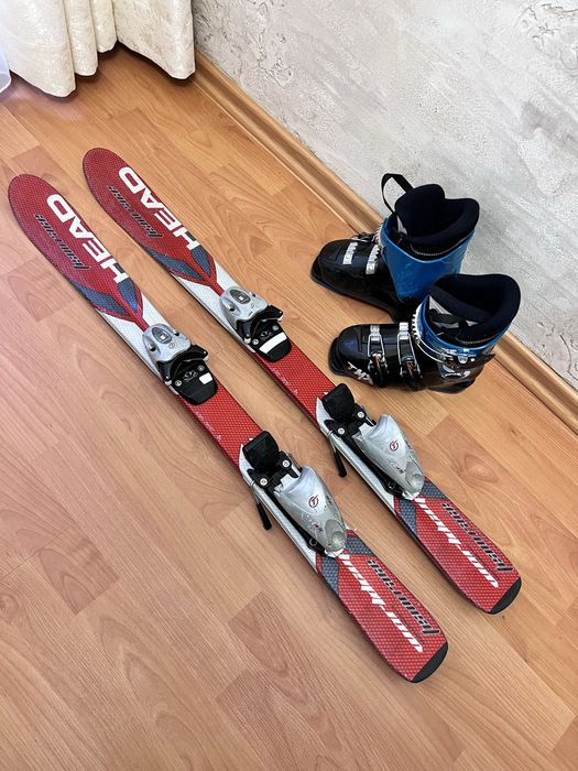 Ски обувки - детски,  Rossignol 185, 235 mm, ски Head 45cm