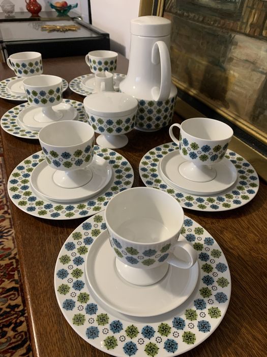 Serviciu mic dejun rosenthall anul 1962 design Tapio Wirkkala