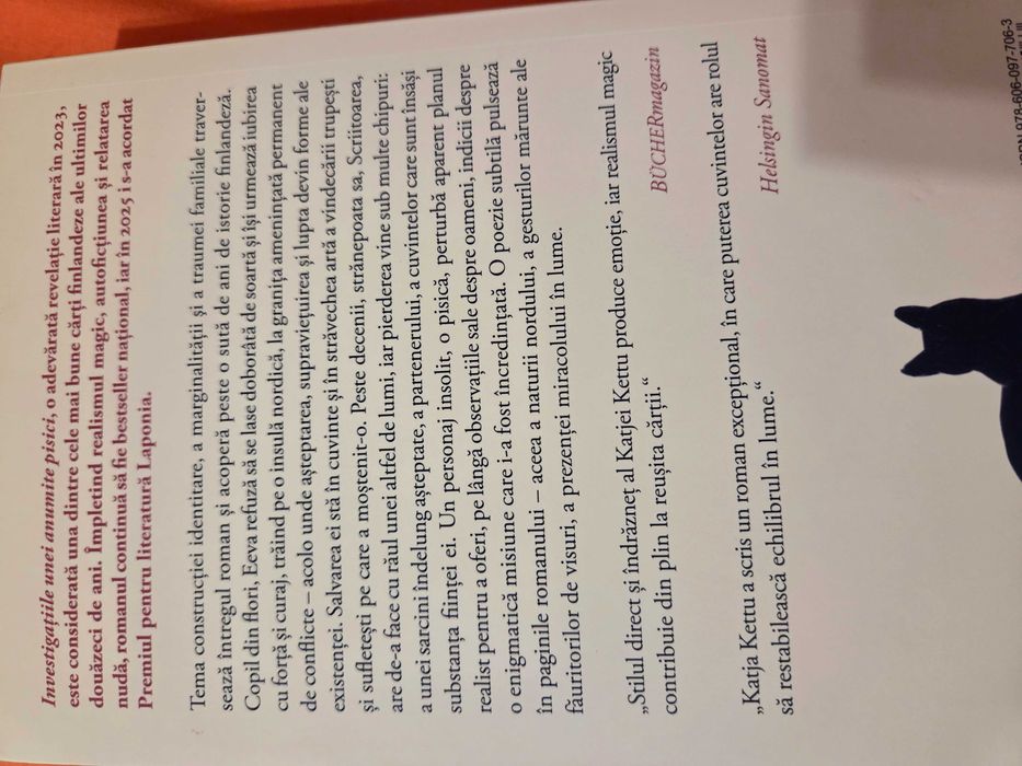 Investigațiile unei anumite pisici - Katja Kettu