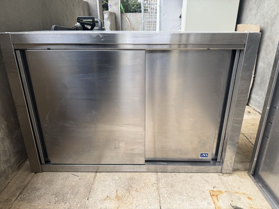 Mobilier de bucătărie din oțel inoxidabil & grătar mare Full Inox